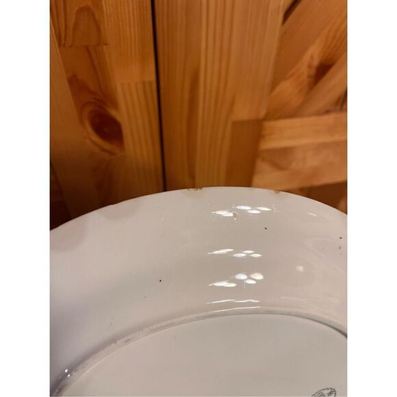 Homer Laughlin Eggshell Nautilus Platter Platinum striped - Picture 7 of 12